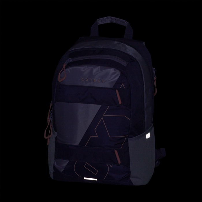 Studentský batoh + etue OXY Sport Half violet